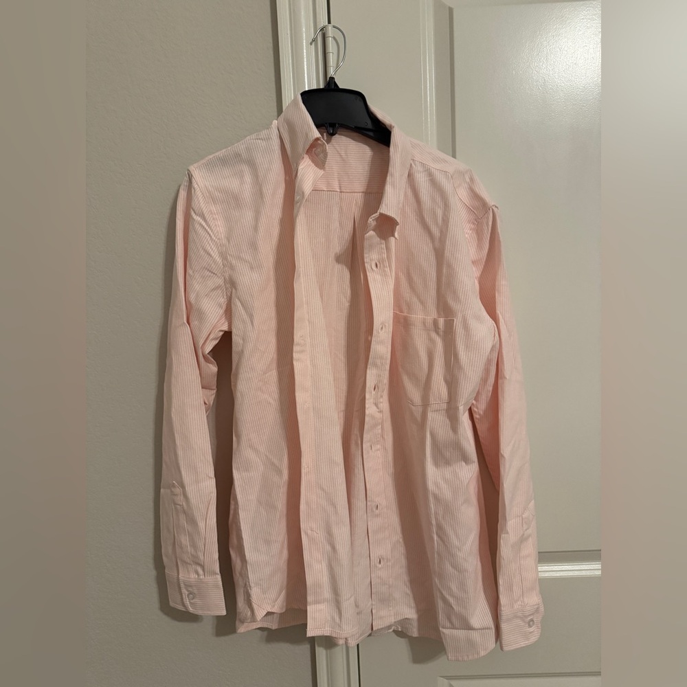 Brandy Melville STEPHANIE STRIPE TOP Button-up long sleeve striped blouse top